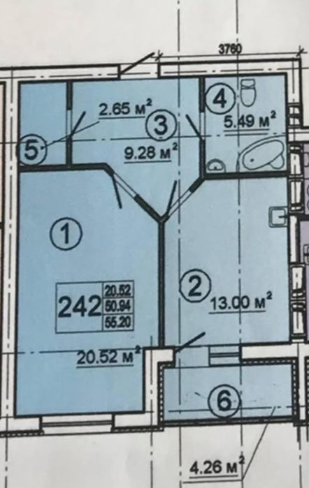Квартира на вул. Ботанічна, 2 в Харкові, ID 183087, фото №7
