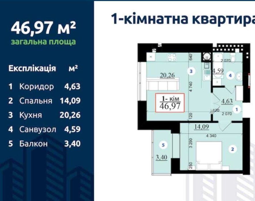 Квартира на ЖК Липки 2 в Івано-Франківську, ID 200025, фото №3