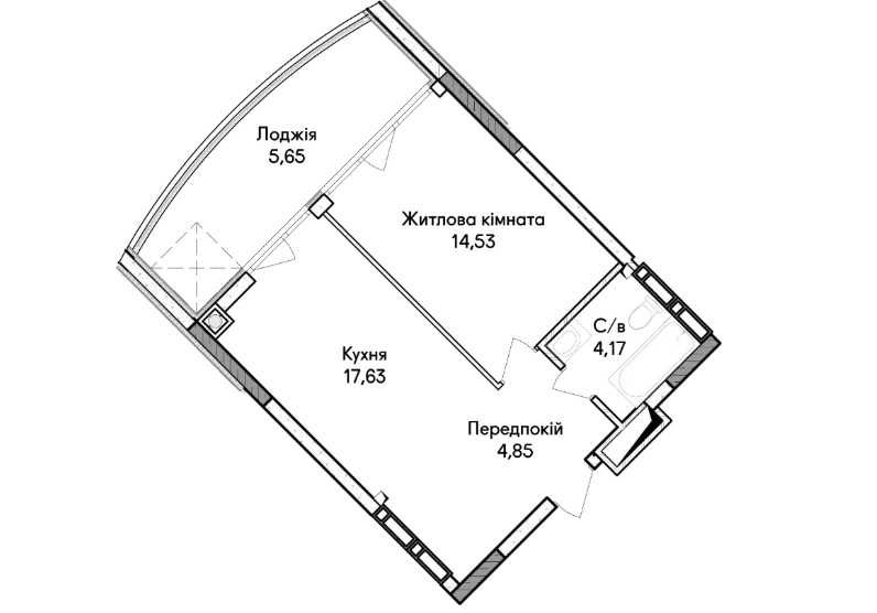 Квартира на вул. Синергія, 43 в Києві, ID 235102, фото №3