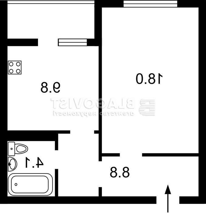 Квартира на вул. Григорія Ващенка, 1 в Києві, ID 167103, фото №13