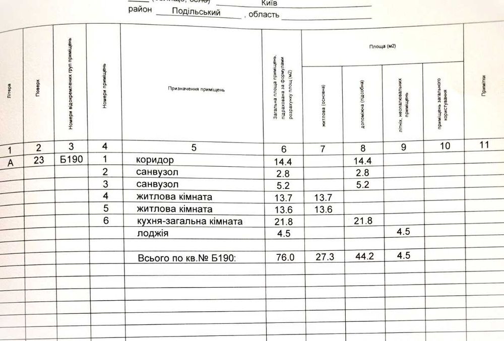 Квартира на вул. Олеся Довгого, 10 в Києві, ID 173818, фото №2