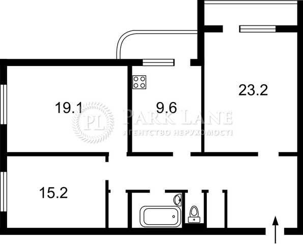 Квартира на вул. Староноводницька, 8 в Києві, ID 166394, фото №2