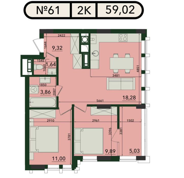 Квартира на вул. Стрийська, 284 в Львові, ID 251736, фото №6