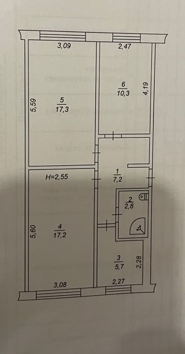 Квартира на вул. Мухіної в Кривому Розі, ID 336337, фото №12