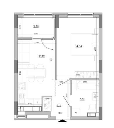 Квартира на вул. Клеманська, 3 в Києві, ID 185074, фото №1