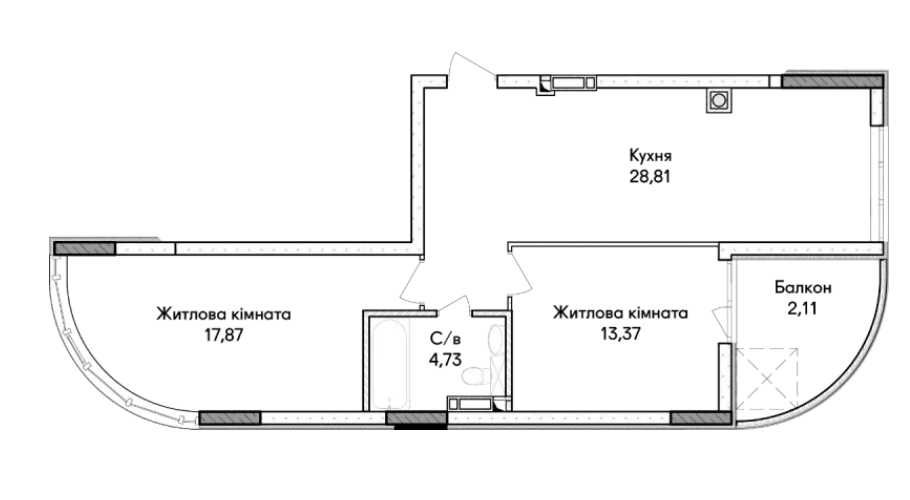 Квартира на Синергія Сіті в Києві, ID 228275, фото №5