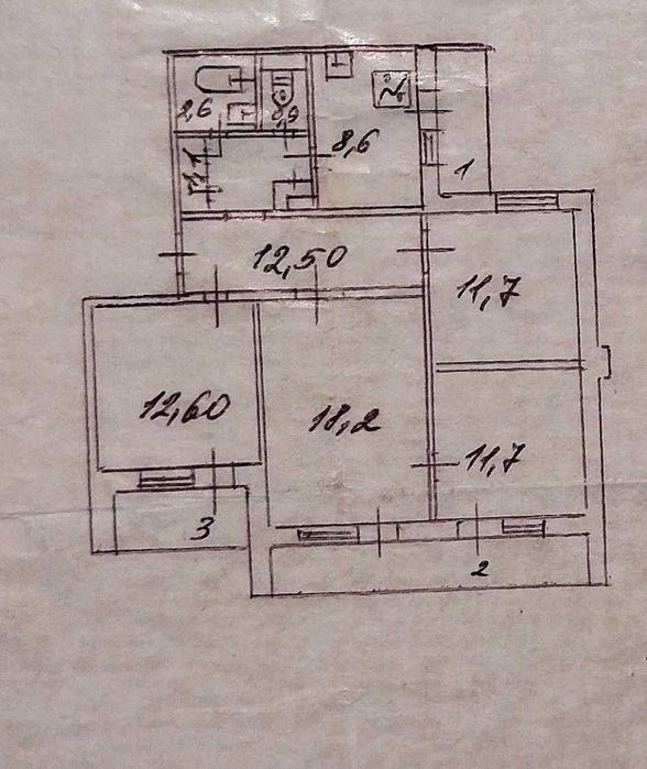 Квартира на вул. Олександра Довженка, 16-Б в Києві, ID 169825, фото №2