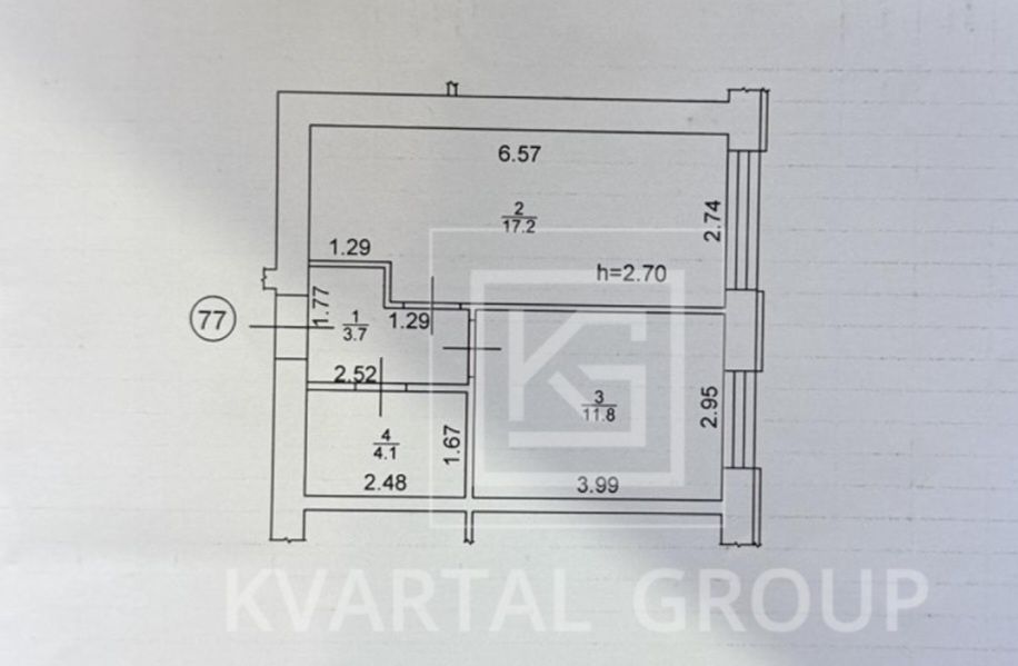 Квартира на ЖК Нові Метри в Києві, ID 277144, фото №3