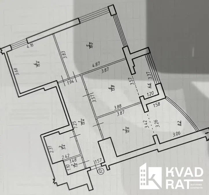 Квартира на вул. Івасюка, 82 в Івано-Франківську, ID 208682, фото №2