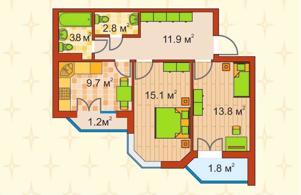 Квартира на ЖК Швидкий виїзд на Київ в Києві, ID 229044, фото №22