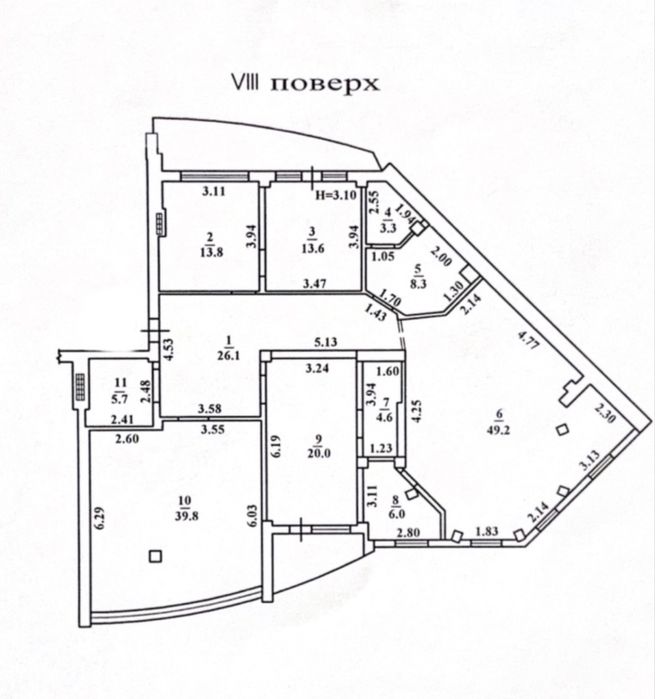 Квартира на біля парку Шевченка в Одесі, ID 189214, фото №20