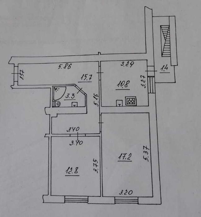 Квартира на біля ТЦ «Салют» в Луцьку, ID 236452, фото №14