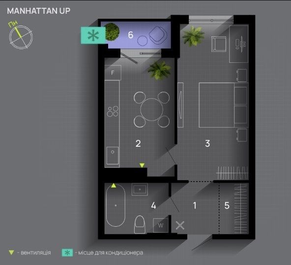 Квартира на ЖК Manhattan в Івано-Франківську, ID 174243, фото №1