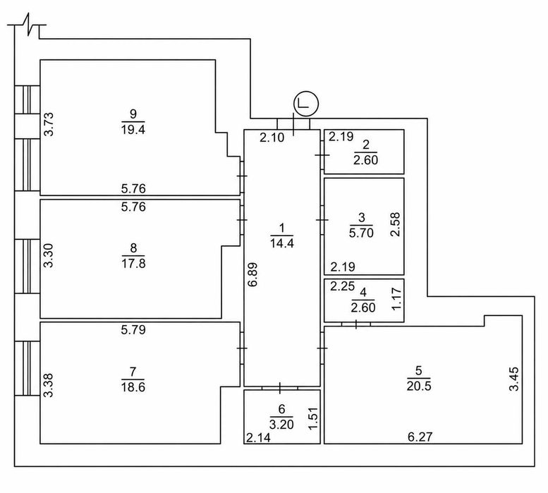 Квартира на ЖК Art Residence в Києві, ID 343881, фото №9
