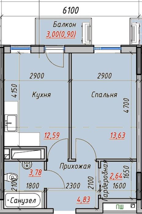 Квартира на Пространство на Радостной в Одесі, ID 188458, фото №8