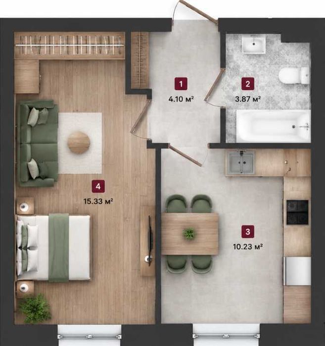 Квартира на ЖК Бургундія 3 в Київ, ID 270205, фото №1