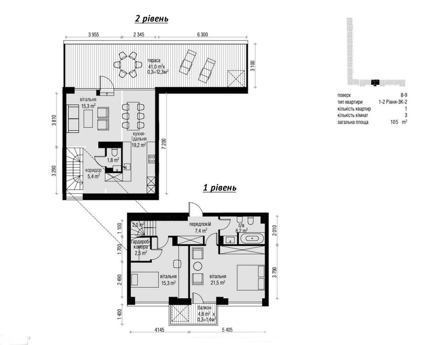 Квартира на вул. Набережно-Рибальська, 5 в Києві, ID 205702, фото №24