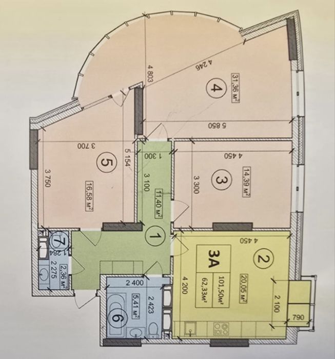Квартира на вул. Глибочицька, 73 в Києві, ID 181117, фото №3