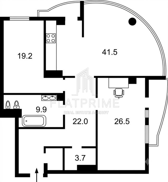 Квартира на ЖК Трініті в Києві, ID 173071, фото №4