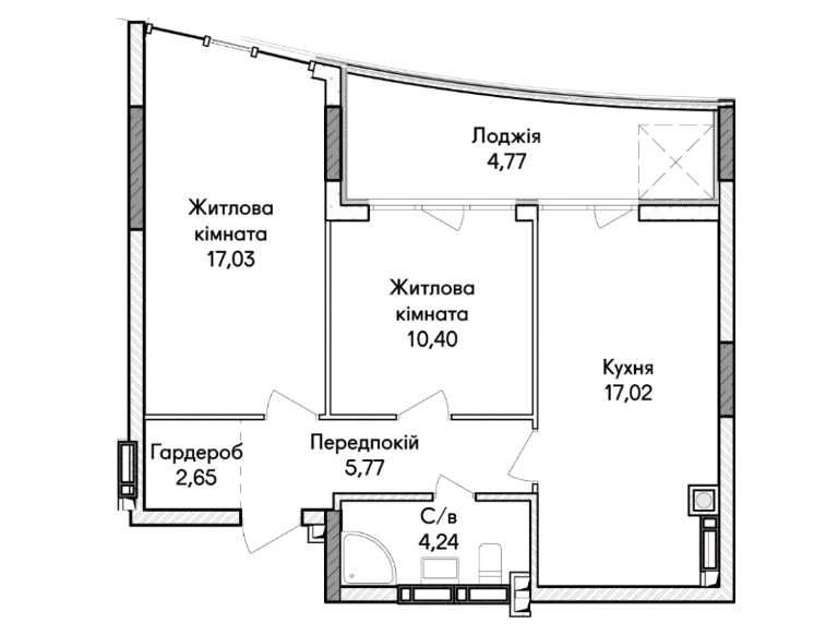 Квартира на ЖК Синергія Сіті в Києві, ID 231383, фото №5
