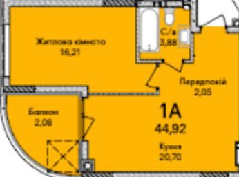 Квартира на ЖК Синергія Сіті в Києві, ID 244425, фото №8