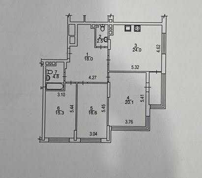 Квартира на вул. Генерала Грекова, 4 в Києві, ID 174906, фото №15