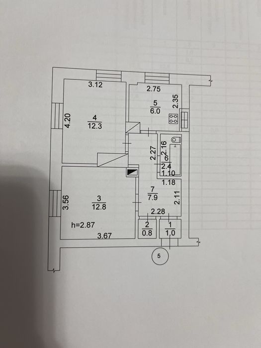 Квартира на вул. Грушевського Михайла, 4 в Житомир, ID 323735, фото №1