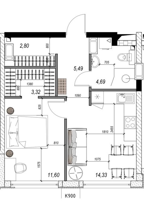 Квартира на вул. Академика Филатова, 2 в Одесі, ID 183611, фото №12