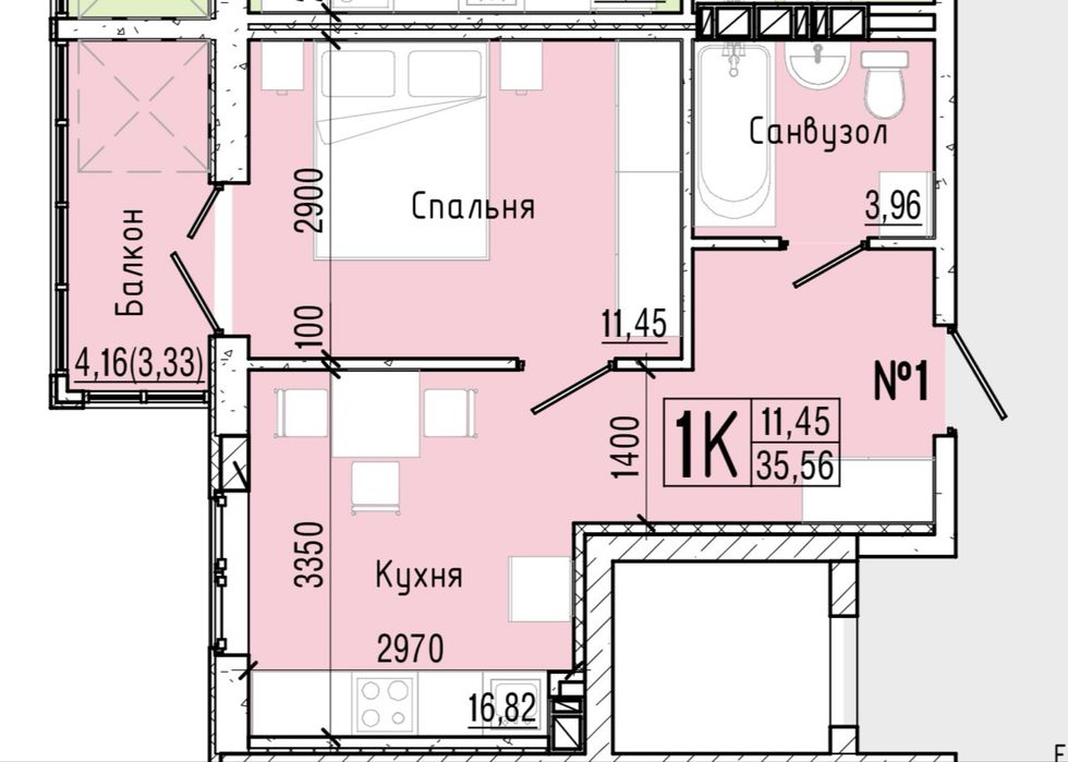 Квартира на Хаджибейський в Одесі, ID 181715, фото №3