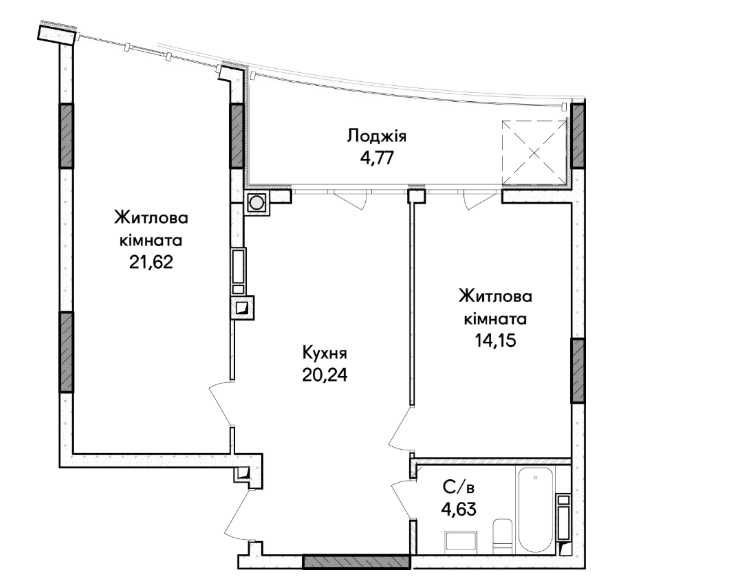 Квартира на вул. Ірпінь, 41 в Києві, ID 244314, фото №6