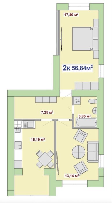 Квартира на вул. Чорновола в Івано-Франківську, ID 197420, фото №2