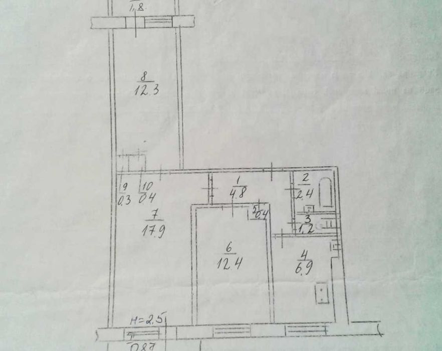 Квартира на вул. Електрозаводська в Кривому Розі, ID 176123, фото №23