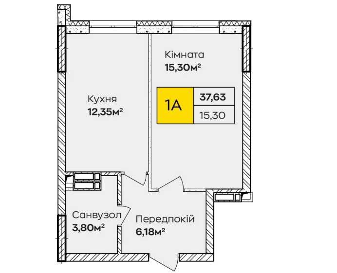 Квартира на вул. Івана Кочерги, 17а в Києві, ID 195380, фото №6