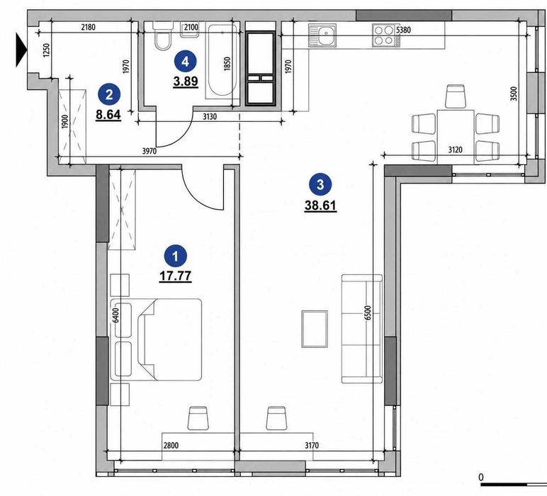 Квартира на ЖК Nordica Residence в Києві, ID 182203, фото №8