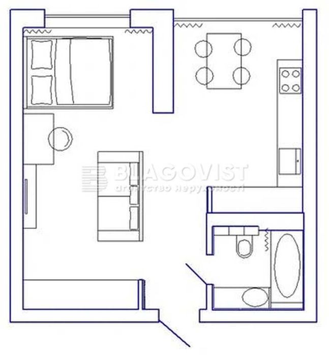 Квартира на вул. Тираспольська, 58 в Києві, ID 217565, фото №2