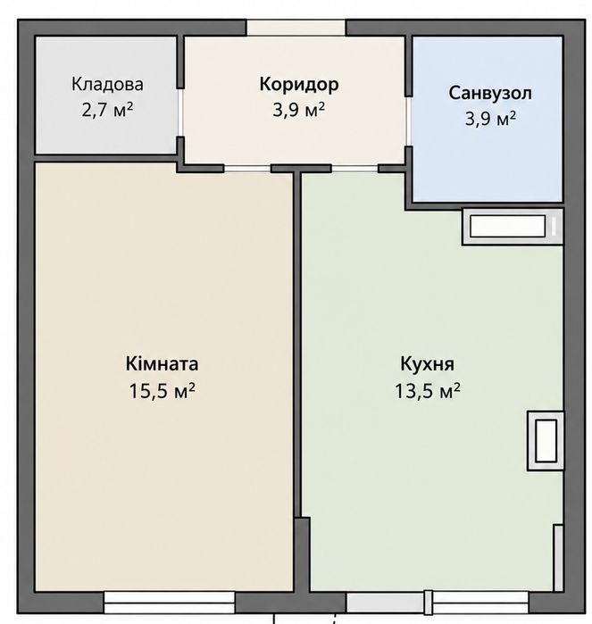 Квартира на ЖК «Барселона» в Києві, ID 241125, фото №3