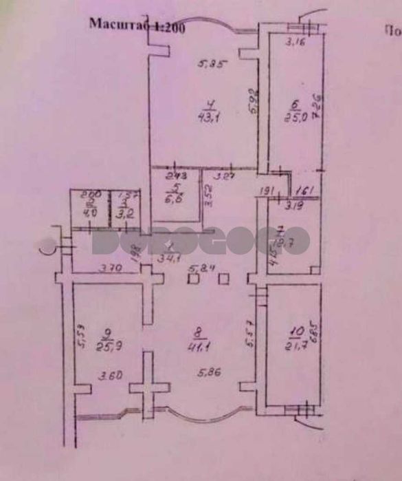 Квартира на вул. Паторжинського, 14 в Києві, ID 196360, фото №24