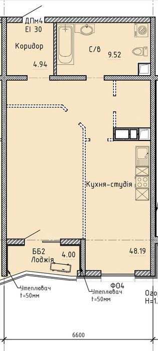 Квартира на просп. Шевченка в Одеса, ID 259866, фото №4