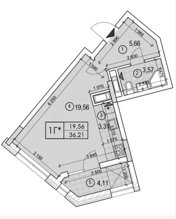 Квартира на вул. Юлії Здановської в Києві, ID 312109, фото №2