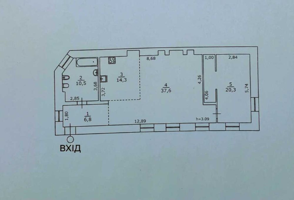 Квартира на вул. Ярославська, 10 в Київ, ID 188780, фото №4