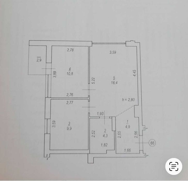 Квартира на вул. Ленкавського, 34 в Івано-Франківську, ID 271660, фото №22