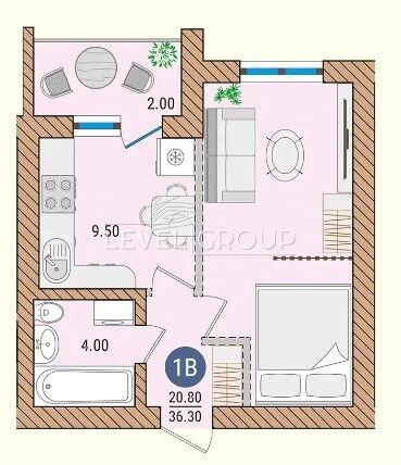 Квартира на вул. Макіївська, 17 в Києві, ID 173564, фото №9