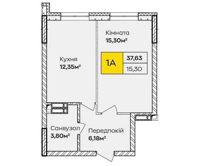 Квартира на ЖК Синергія в Києві, ID 259308, фото №8