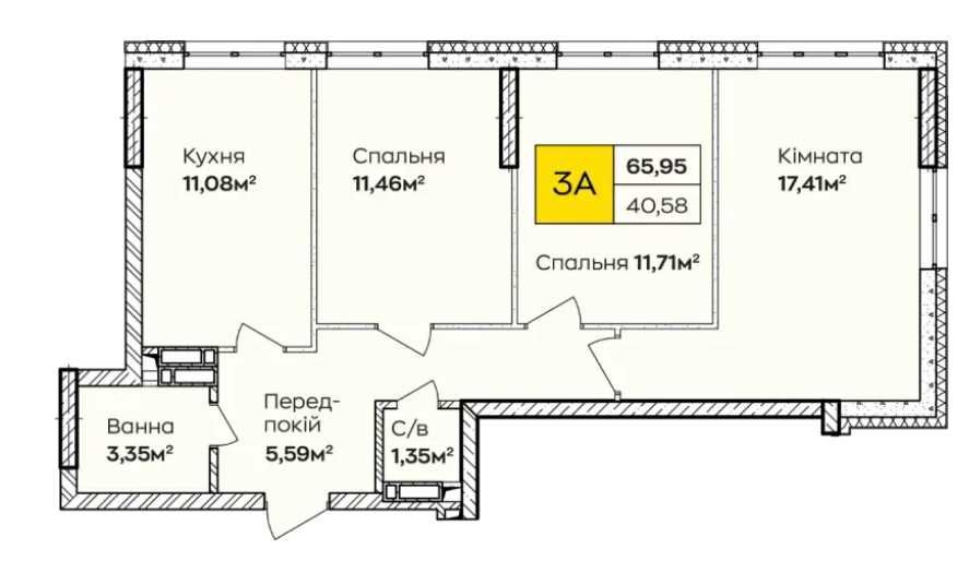 Квартира на біля метро Осокорки в Києві, ID 185959, фото №6