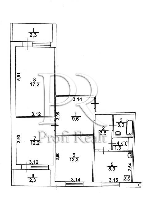 Квартира на вул. Симиренка, 22Г в Києві, ID 203247, фото №18
