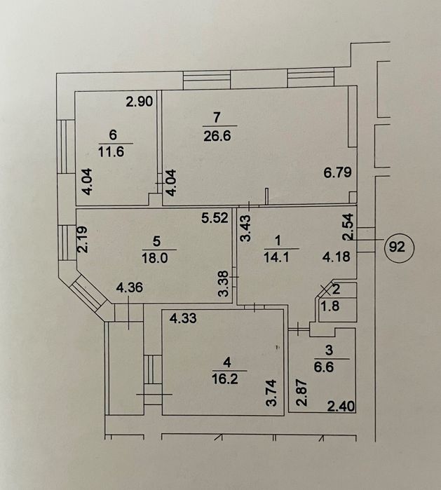Квартира на біля метро Бориспільська в Києві, ID 182249, фото №2