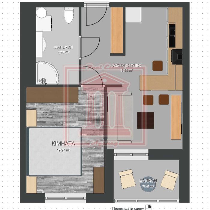 Квартира на вул. Нова-2, 5 в Києві, ID 311642, фото №11