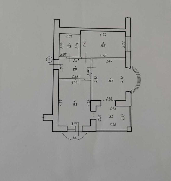 Квартира на вул. Слобідська в Івано-Франківську, ID 310062, фото №4