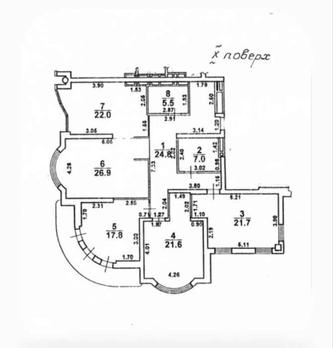 Квартира на Сабанский переулок, 3 в Одеса, ID 288496, фото №3
