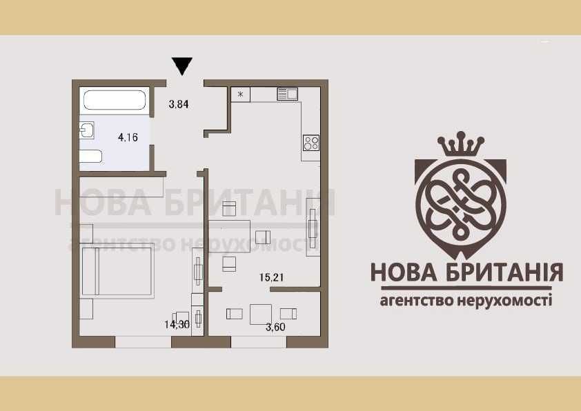Квартира на вул. Михайла Максимовича, 24-Г в Києві, ID 178446, фото №1